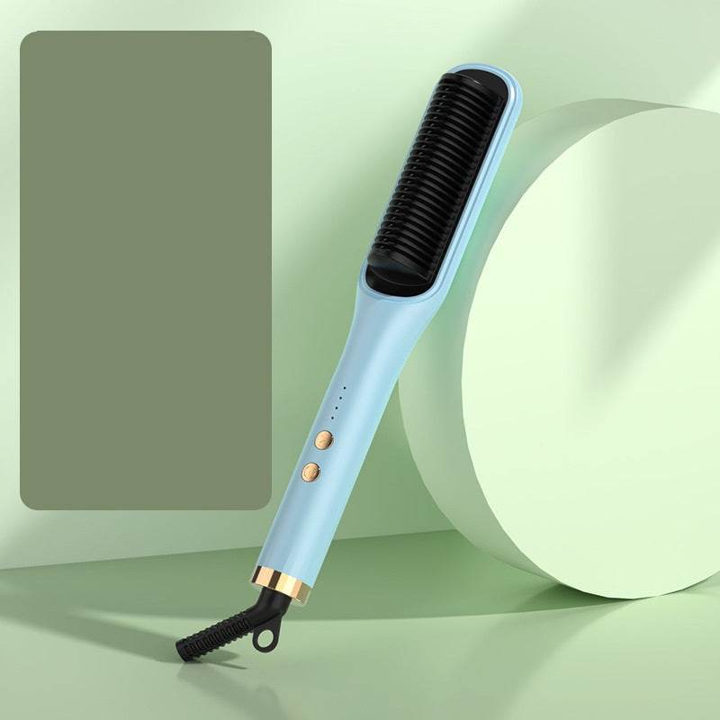 Anion Hair Care Electric Hair Curlers Hair Comb Straightener - Mubimart