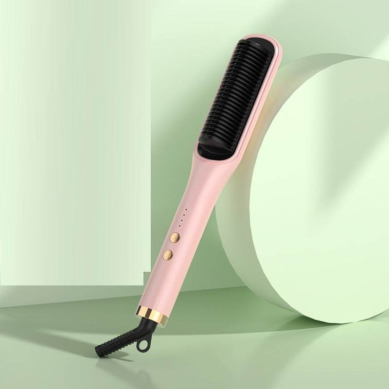 Anion Hair Care Electric Hair Curlers Hair Comb Straightener - Mubimart