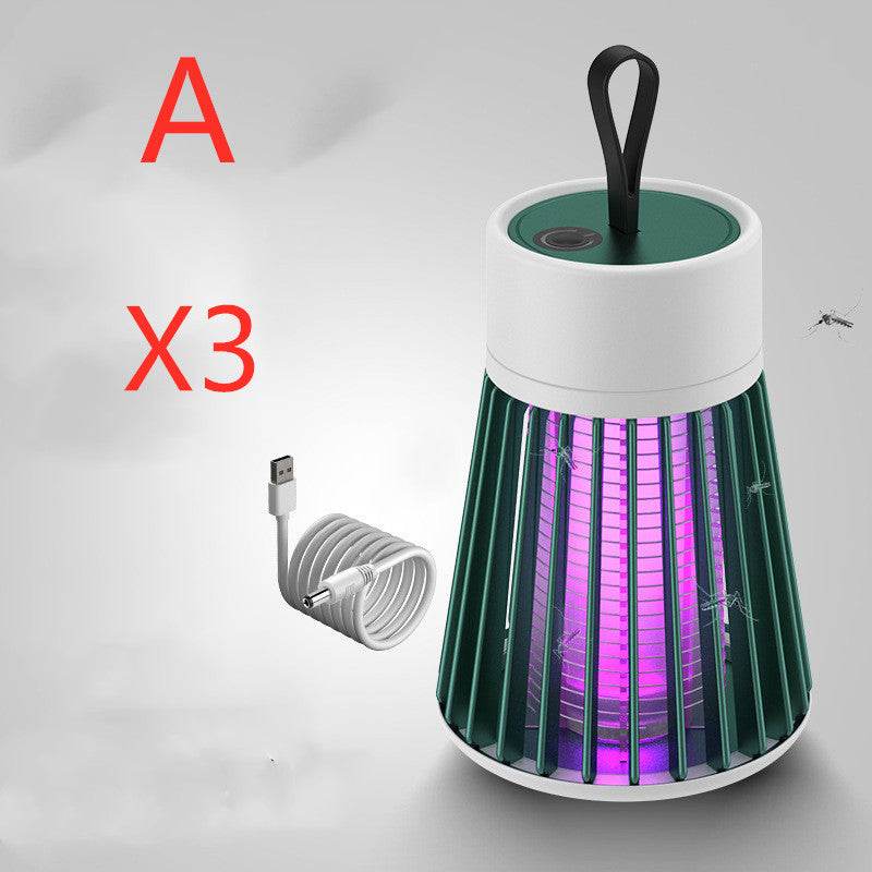 Anti Mosquitoes Portable Electric Mosquito Killer Lamp USB Insect Killer LED Mosquito Trap Bug Zapper Repellent - Mubimart