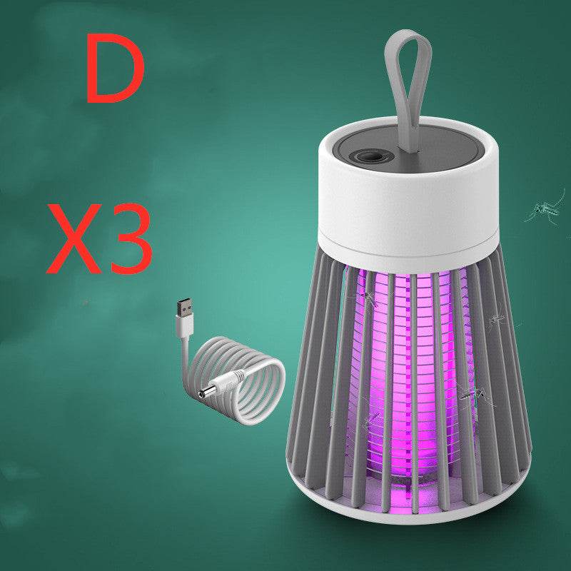 Anti Mosquitoes Portable Electric Mosquito Killer Lamp USB Insect Killer LED Mosquito Trap Bug Zapper Repellent - Mubimart