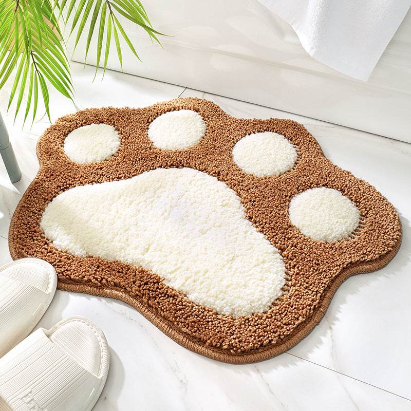 Anti-Slip Mat Bathroom Carpet Door Mat Cute Bathroom Foot Mat - Mubimart
