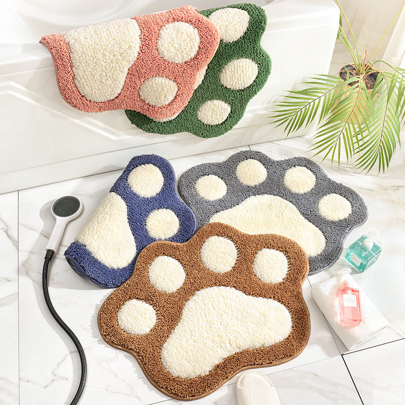 Anti-Slip Mat Bathroom Carpet Door Mat Cute Bathroom Foot Mat - Mubimart -  