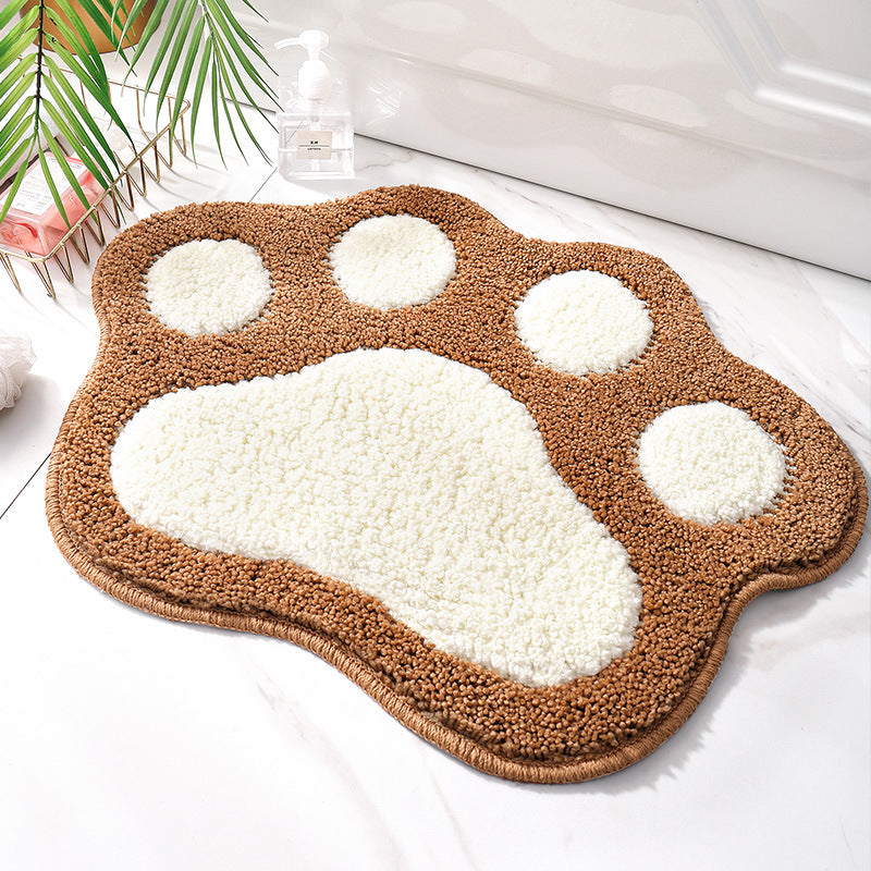 Anti-Slip Mat Bathroom Carpet Door Mat Cute Bathroom Foot Mat - Mubimart -  