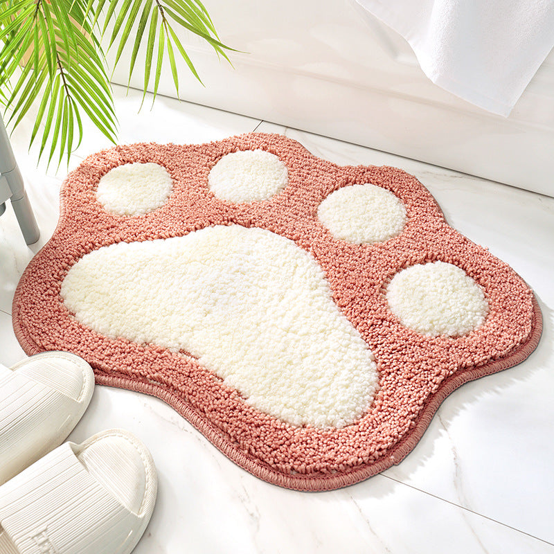 Anti-Slip Mat Bathroom Carpet Door Mat Cute Bathroom Foot Mat - Mubimart -  