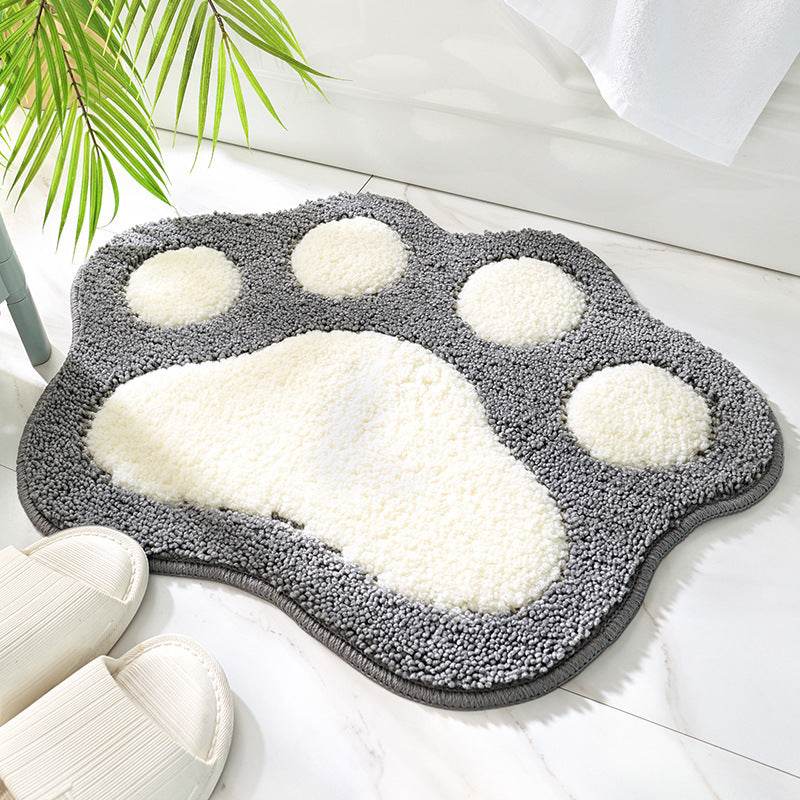 Anti-Slip Mat Bathroom Carpet Door Mat Cute Bathroom Foot Mat - Mubimart