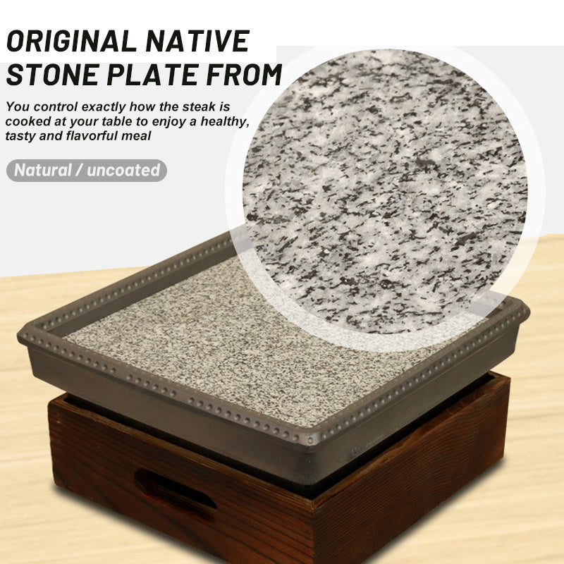 Anti-cracking Home Natural Stone Baking Pan - Mubimart -  