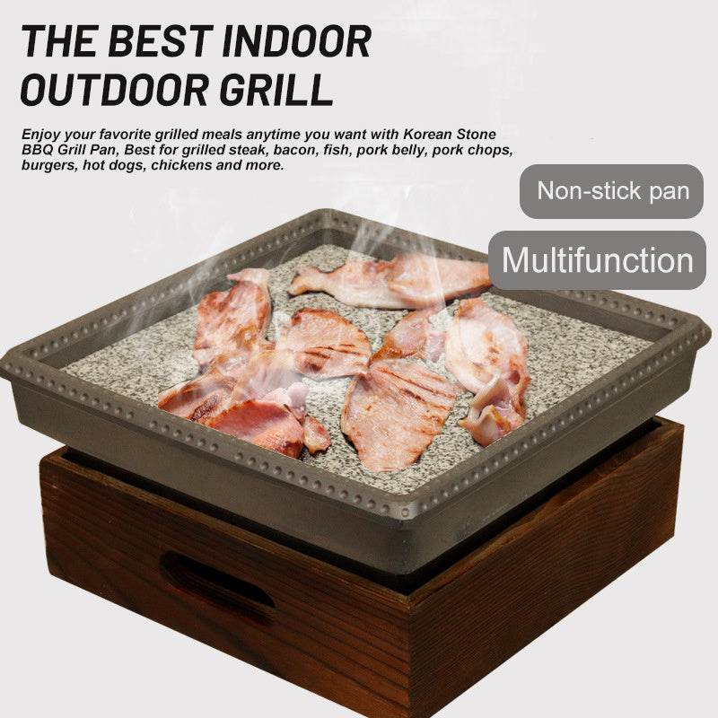 Anti-cracking Home Natural Stone Baking Pan - Mubimart