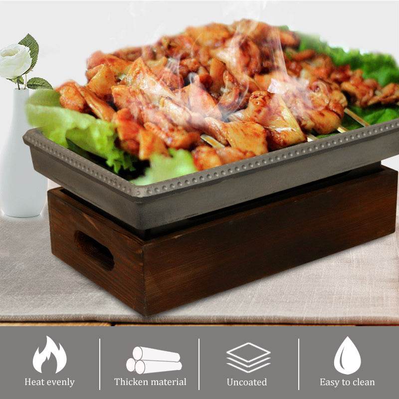 Anti-cracking Home Natural Stone Baking Pan - Mubimart
