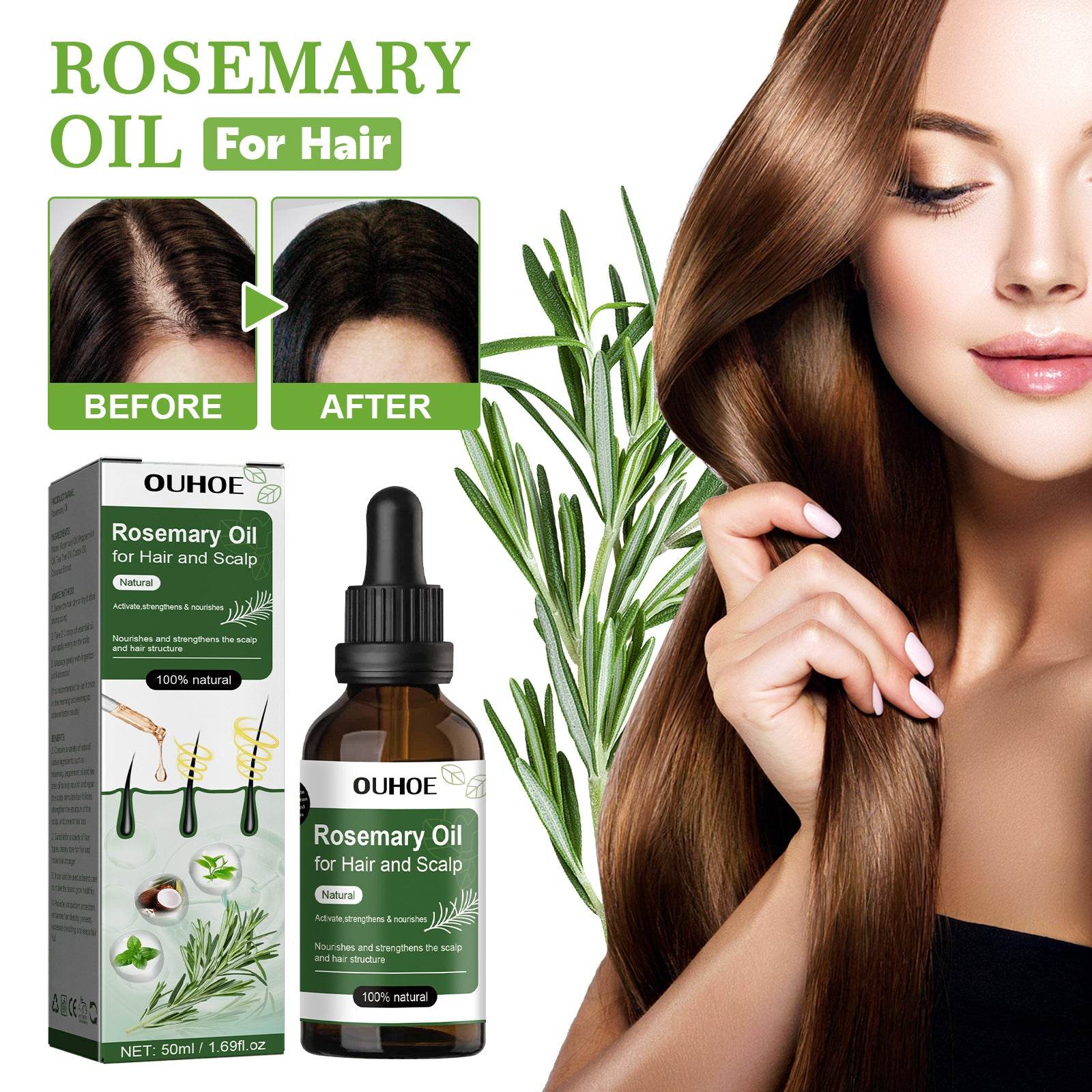 Anti-drop Nourishing Hair Care Essential Oil - Mubimart
