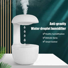 Anti-gravity Air Humidifier Mute Countercurrent Humidifier Levitating Water Drops Cool Mist Maker Fogger Relieve Fatigue - Mubimart - Mist Humidifiers 