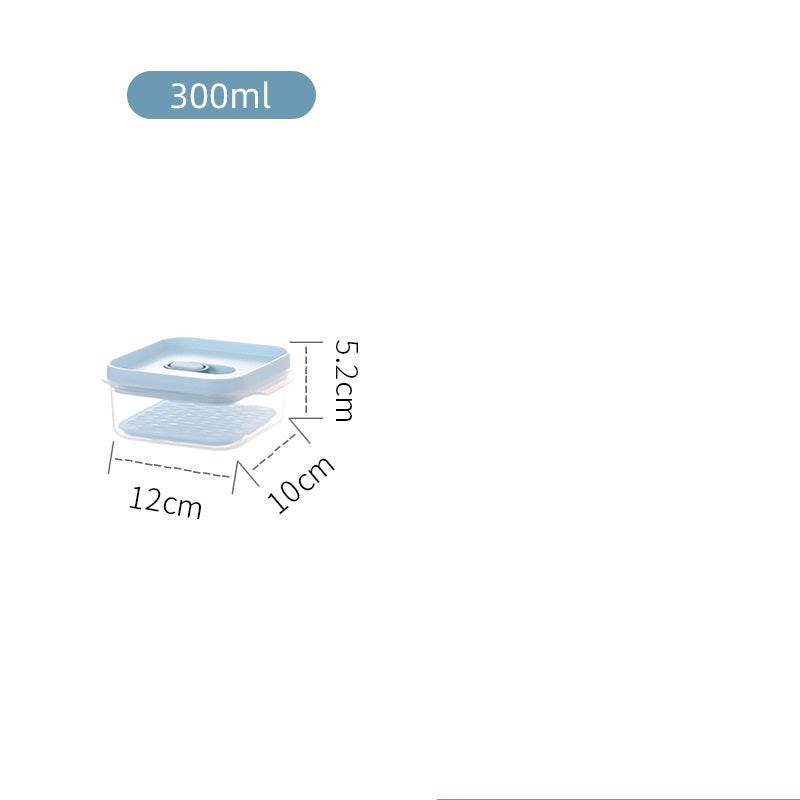 Antibacterial Refrigerator Storage Box, Food, Fruit And Food Storage Drain Basket - Mubimart