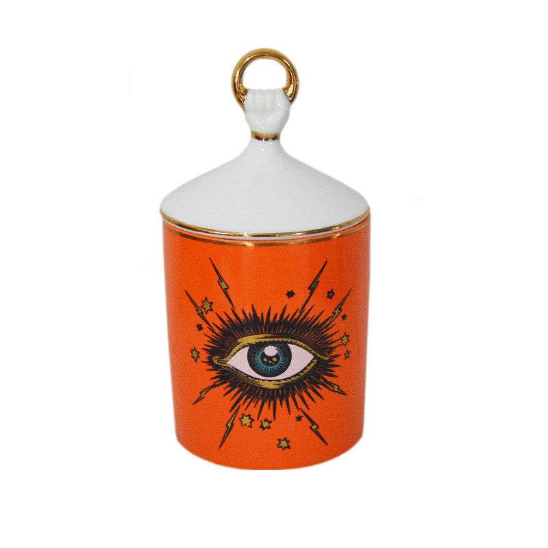 Aromatherapy Candle Holder Ceramic Jar Eye Jar - Mubimart