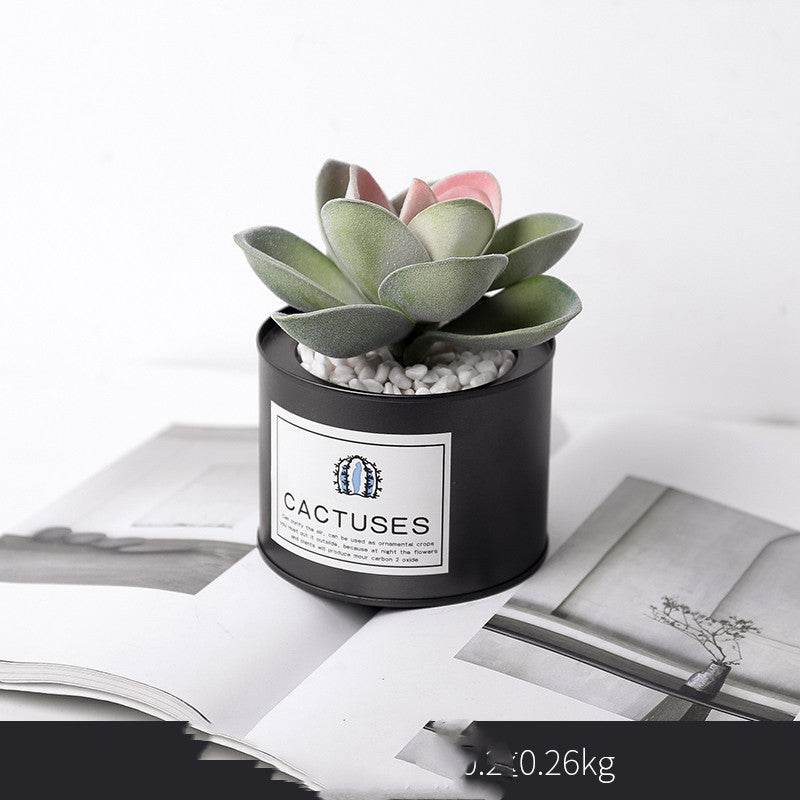 Artificial Green Plant Ornaments Potted Ornaments Green Plants Fake Flower Ornaments - Mubimart