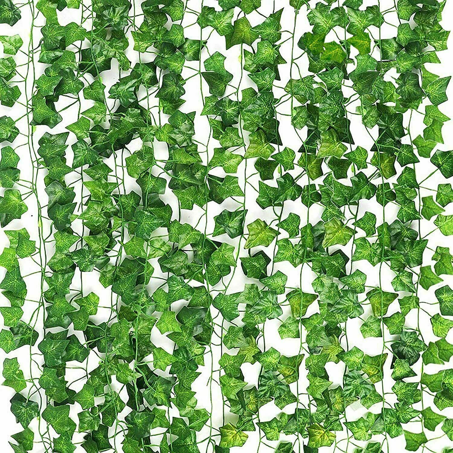 Artificial Ivy Leaf Plants Fake Hanging Garland Plants Vine Home Floral Decor - Mubimart -  