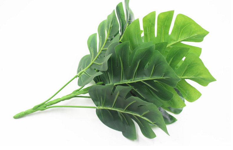 Artificial Plants Green Turtle Leaves - Mubimart - Artificial plant 