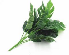 Artificial Plants Green Turtle Leaves - Mubimart -  