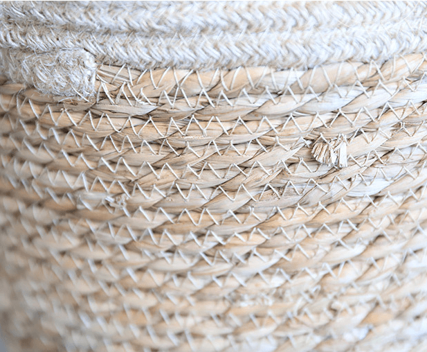 Artificial woven storage basket - Mubimart