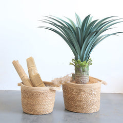 Artificial woven storage basket - Mubimart - Woven Basket 