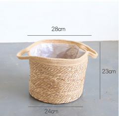 Artificial woven storage basket - Mubimart -  