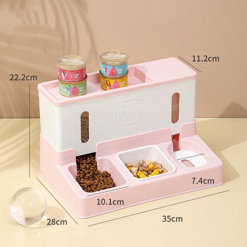 Automatic Pet Feeder Automatic Refilling Cat Drinking Water - Mubimart