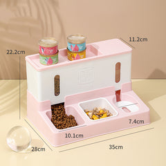 Automatic Pet Feeder Automatic Refilling Cat Drinking Water - Mubimart -  