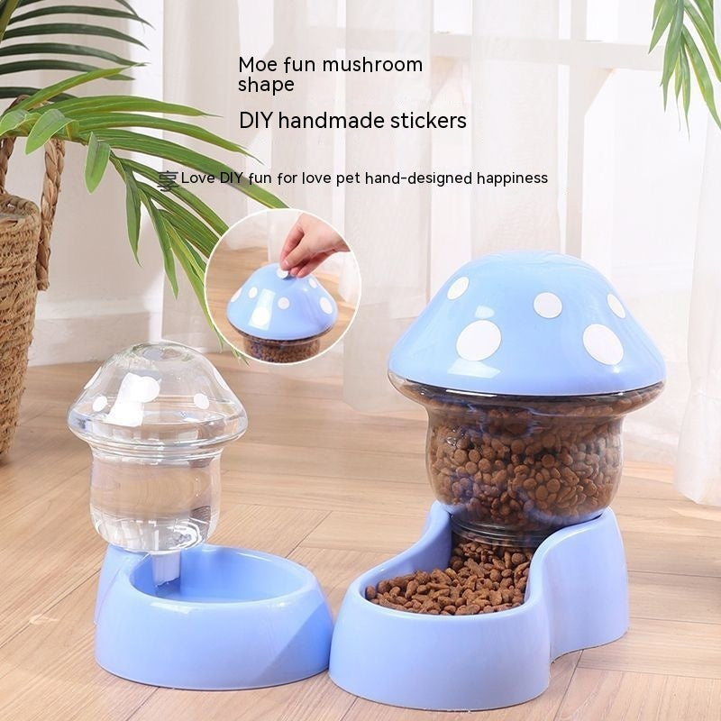 Automatic Pet Feeder Cat Rice Bowl - Mubimart -  