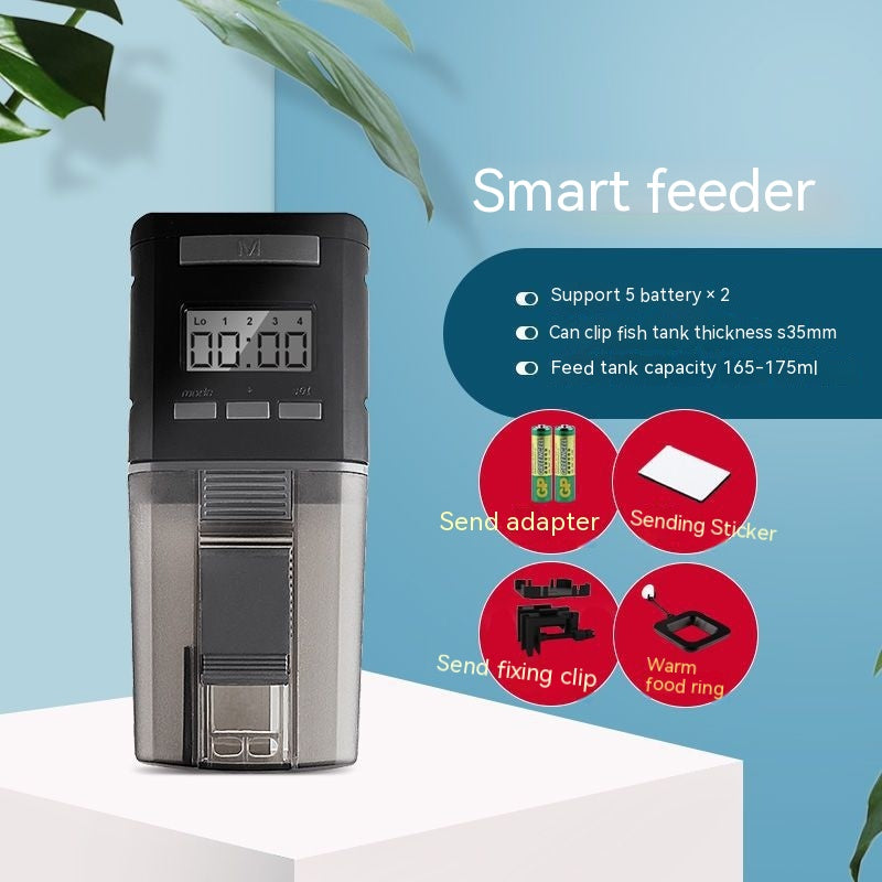 Automatic Pet Feeder Fish Tank Intelligence - Mubimart - Pet Feeder 