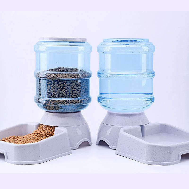 Automatic Pet Feeder Water Fountain - Mubimart
