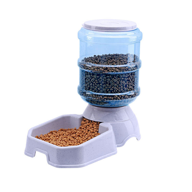 Automatic Pet Feeder Water Fountain - Mubimart -  