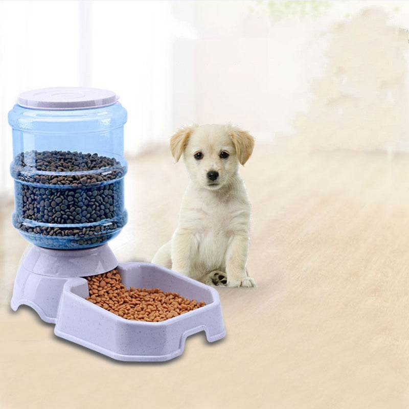 Automatic Pet Feeder Water Fountain - Mubimart