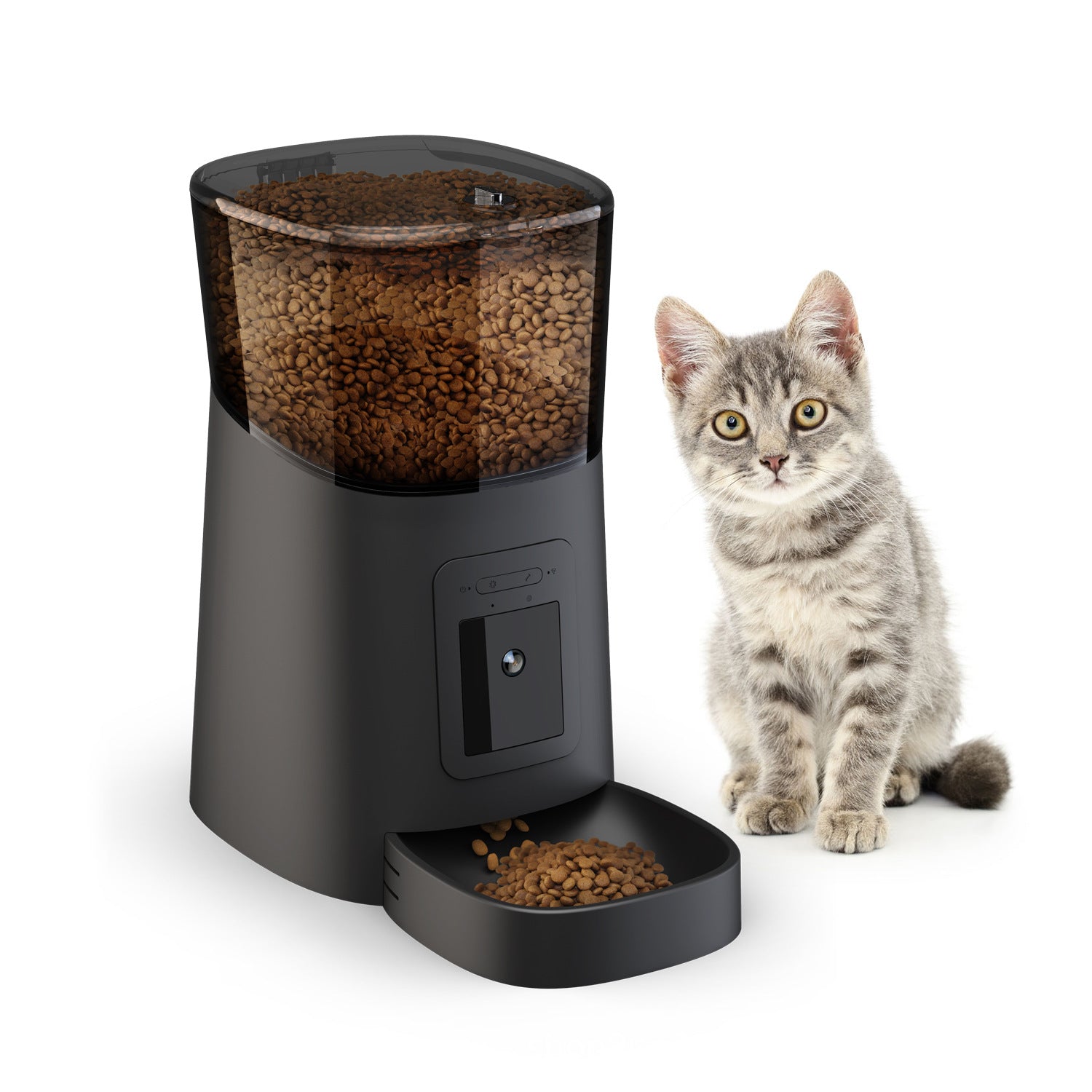 Automatic Pet Feeder With Camera - Mubimart -  