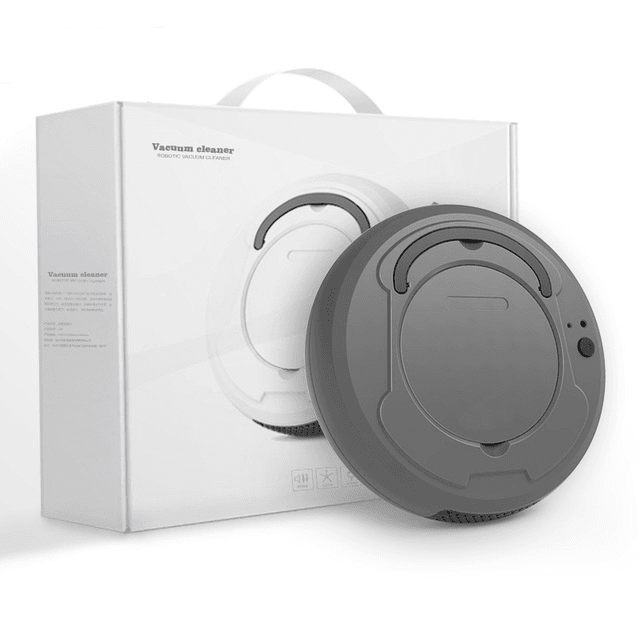 Automatic Robotic Vacuum Cleaner Home Smart Sweeping Mopping Low Noise Machine - Mubimart