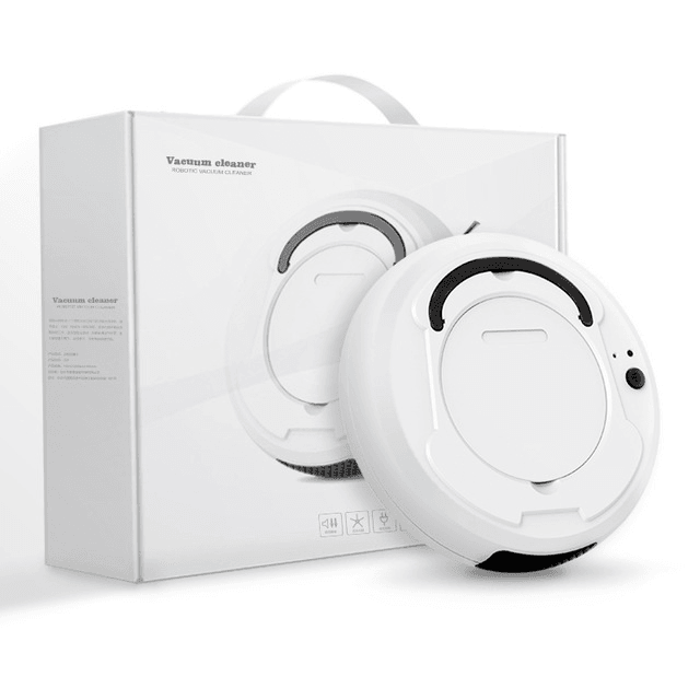 Automatic Robotic Vacuum Cleaner Home Smart Sweeping Mopping Low Noise Machine - Mubimart