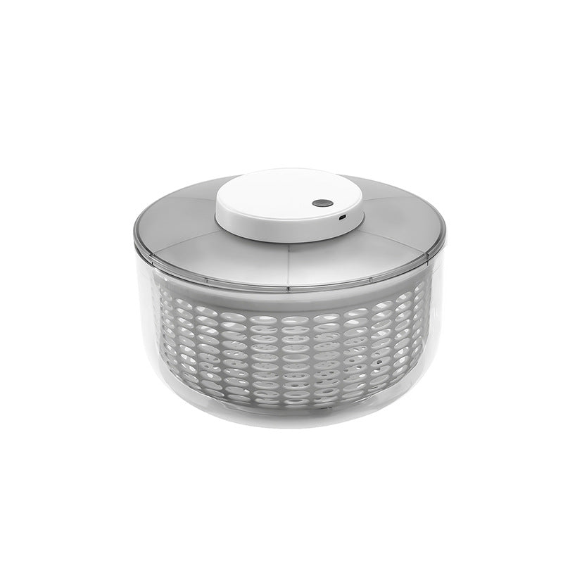 Automatic Salad Spinner Multifunctional Salad Making Tool Home Vegetable Fruit Dehydrator Dryer Basket Sifters Vegetable Washer - Mubimart -  