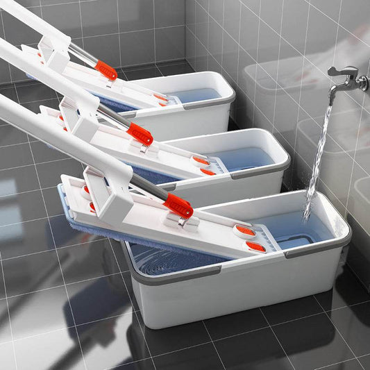 Automatic Twist Water Hand-free Flat Mop - Mubimart