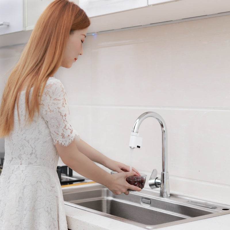 Automatic infrared induction faucet water saving device - Mubimart