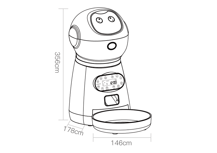 Automatic pet feeder - Mubimart