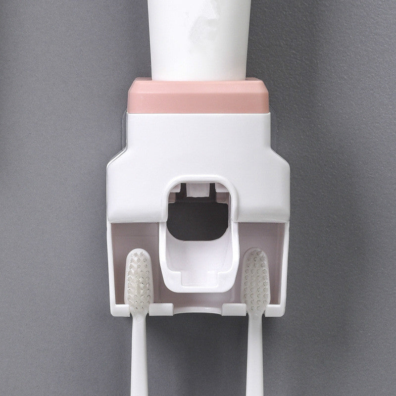 Automatic toothpaste squeezing toothbrush holder - Mubimart -  