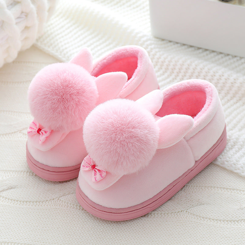 Autumn And Winter Boys And Girls Baby Cartoon Plush Shoes - Mubimart -  