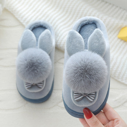 Autumn And Winter Boys And Girls Baby Cartoon Plush Shoes - Mubimart -  