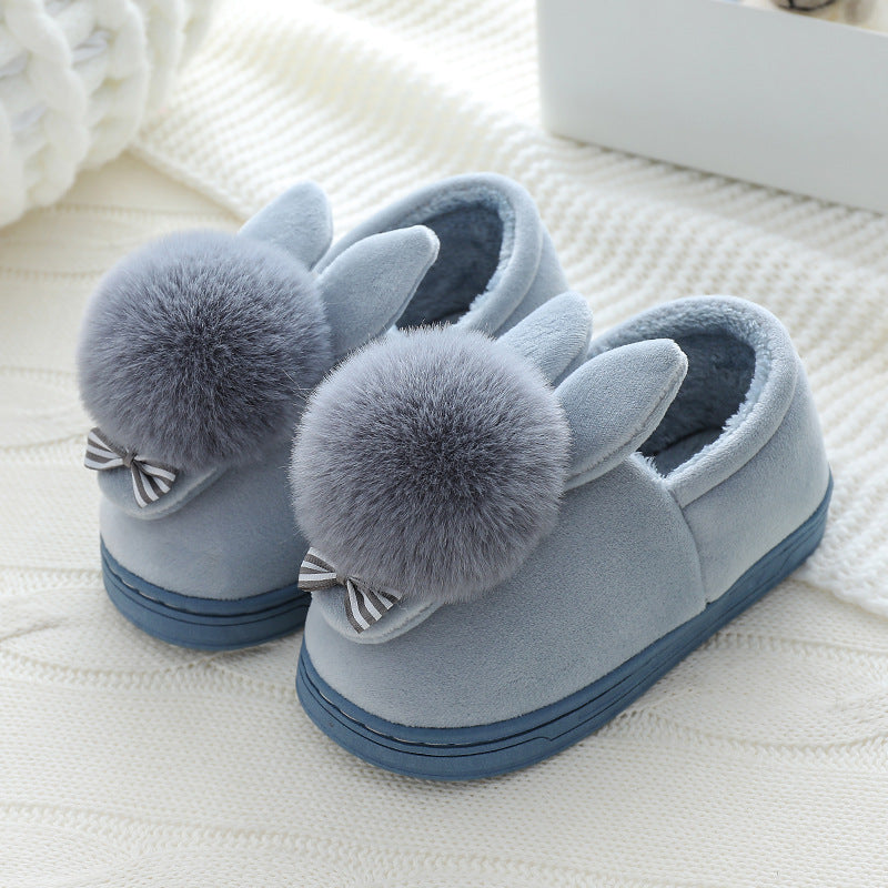 Autumn And Winter Boys And Girls Baby Cartoon Plush Shoes - Mubimart -  