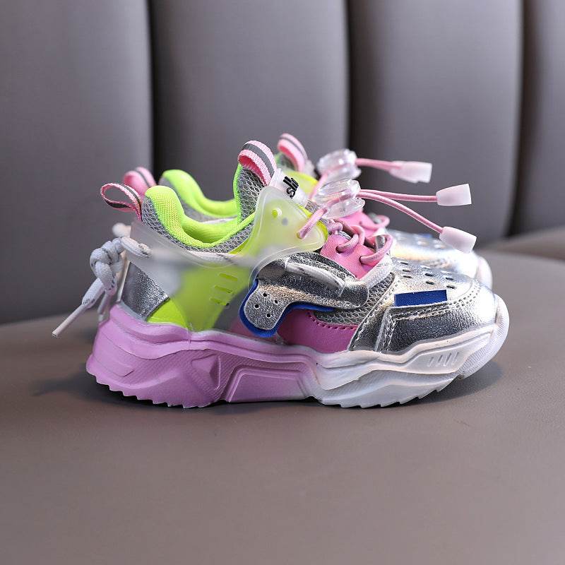 Autumn Baby Girls Boys Casual Shoes Soft Bottom Non-slip Breathable Outdoor Fashion for Kids Sneakers Children Sports Shoes - Mubimart