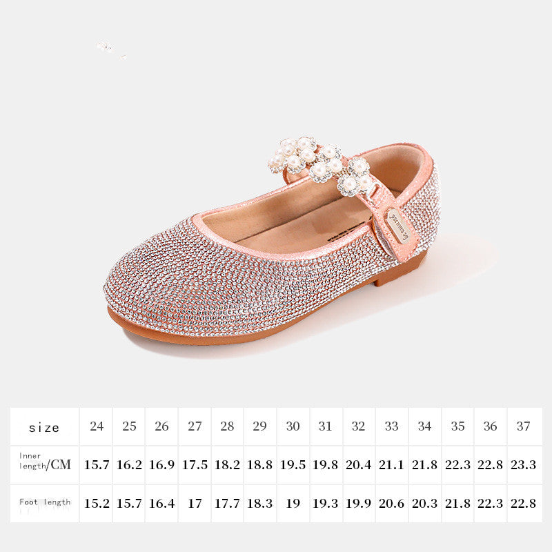 Autumn Girls Baby Soft Sole Leather Shoes - Mubimart -  