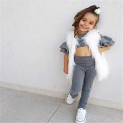 Mubimart Autumn Kids Baby Girls t shirt Pants Outfits girl Clothes 2P Mubimart autumn kids outfit baby apparel baby clothes online baby clothing set baby clothing store baby fashion baby girls t-shirt pants set comfortable baby clothes girl clothes Mubimart newborn outfit stylish girl clothing toddler clothes toddler fashion