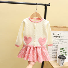 Autumn Korean Baby 2-Piece T-Shirt, Fashionable Children's Sweater - Mubimart -  