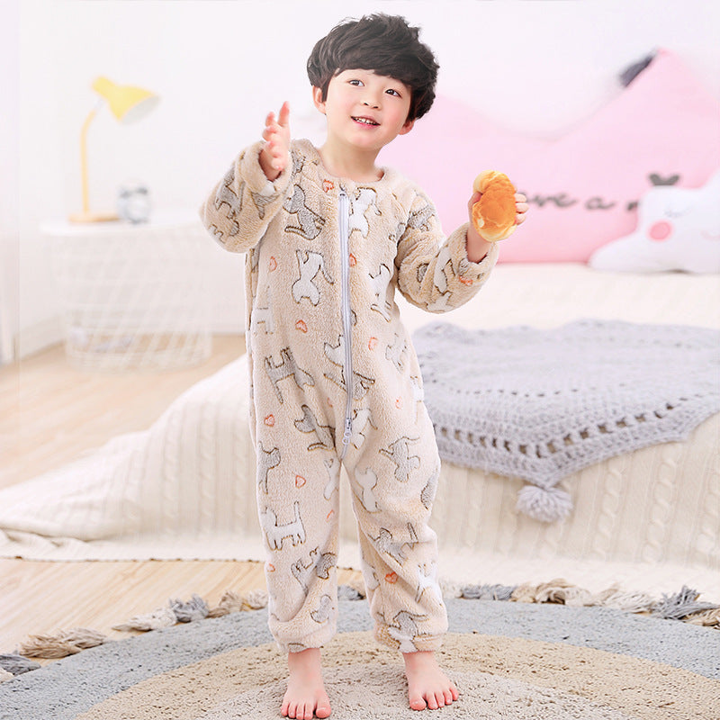 Autumn and winter infant pajamas - Mubimart -  