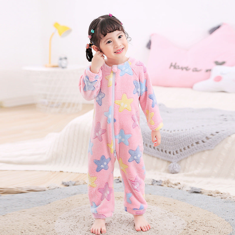 Autumn and winter infant pajamas - Mubimart -  