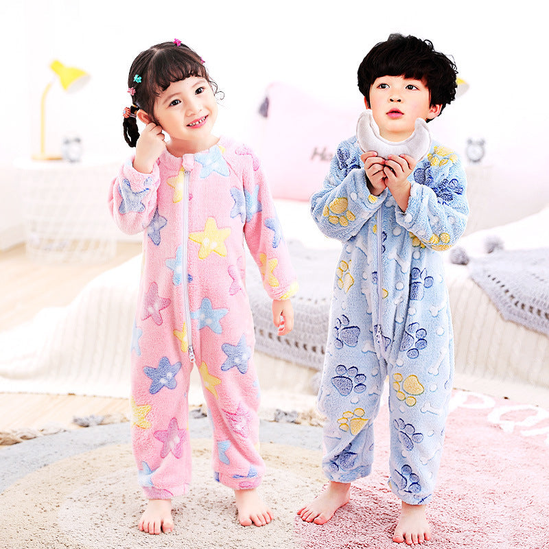 Autumn and winter infant pajamas - Mubimart -  