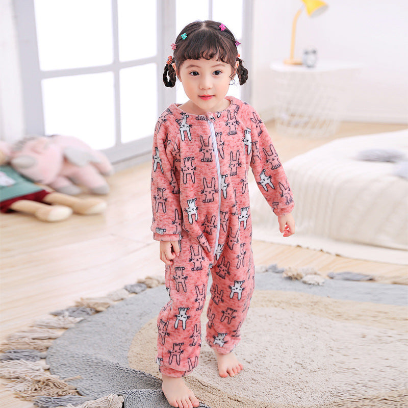 Autumn and winter infant pajamas - Mubimart -  