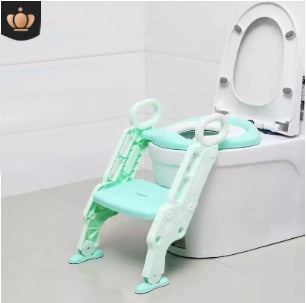 Auxiliary Toilet Ladder Children's Toilet Seat Supplies Infant Baby Ladder Folding Toilet - Mubimart -  